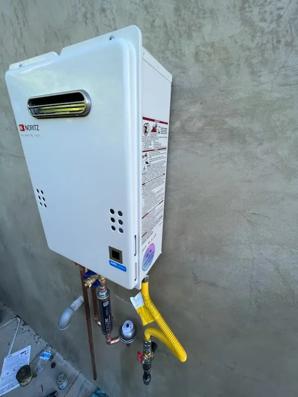 Tankless water heater installation for Windy Acres homes